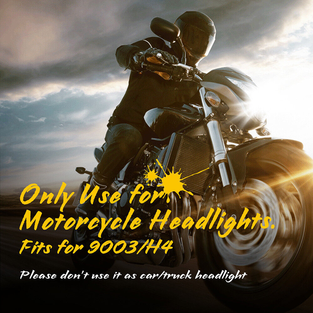 AUXITO 9003 H4 HB2 Motorcycle LED Bulb Headlight Hi/Low Beam 6500K Power High - Fresh Stock Dated February 2026