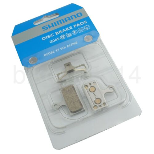 2* Shimano G04S Metal Bike Disc Brake Pad for XTR M9000,M9020/XT M8000,SLX M7000 - Fresh Stock Dated February 2026
