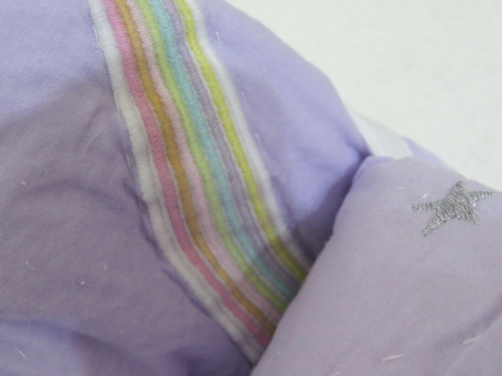 POTTERY BARN KIDS RAINBOW UNICORN STANDARD SIZE QUILTED SHAM NEW - Fresh Stock Dated December 2025