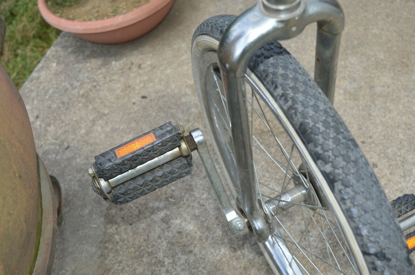 American Eagle Unicycle Bicycle Vintage 60's or 70's All original Works great - Fresh Stock Dated February 2026