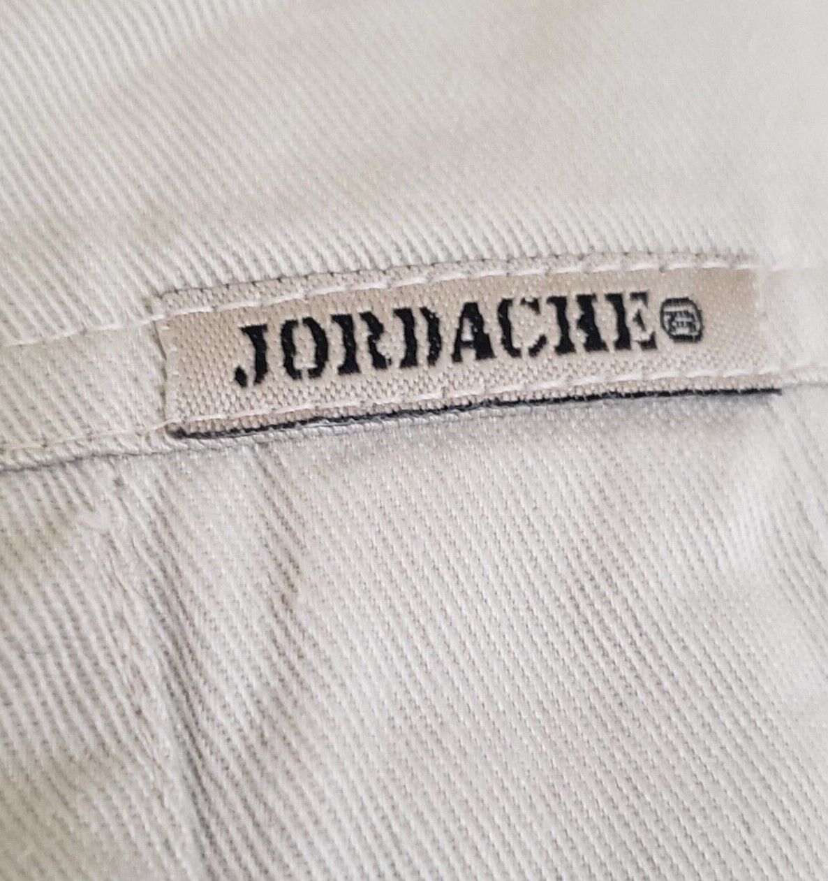 VTG JORDACHE JEANS Skirt Vintage 80s Khaki Canvas Safari Button Front Fit Flare - Fresh Stock Dated March 2026