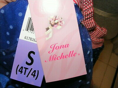 Jona Michelle Girls Mini Skirt Tutu? Size 4T/4 USA Patriotic July 4th Flag CUTE! - Fresh Stock Dated December 2025