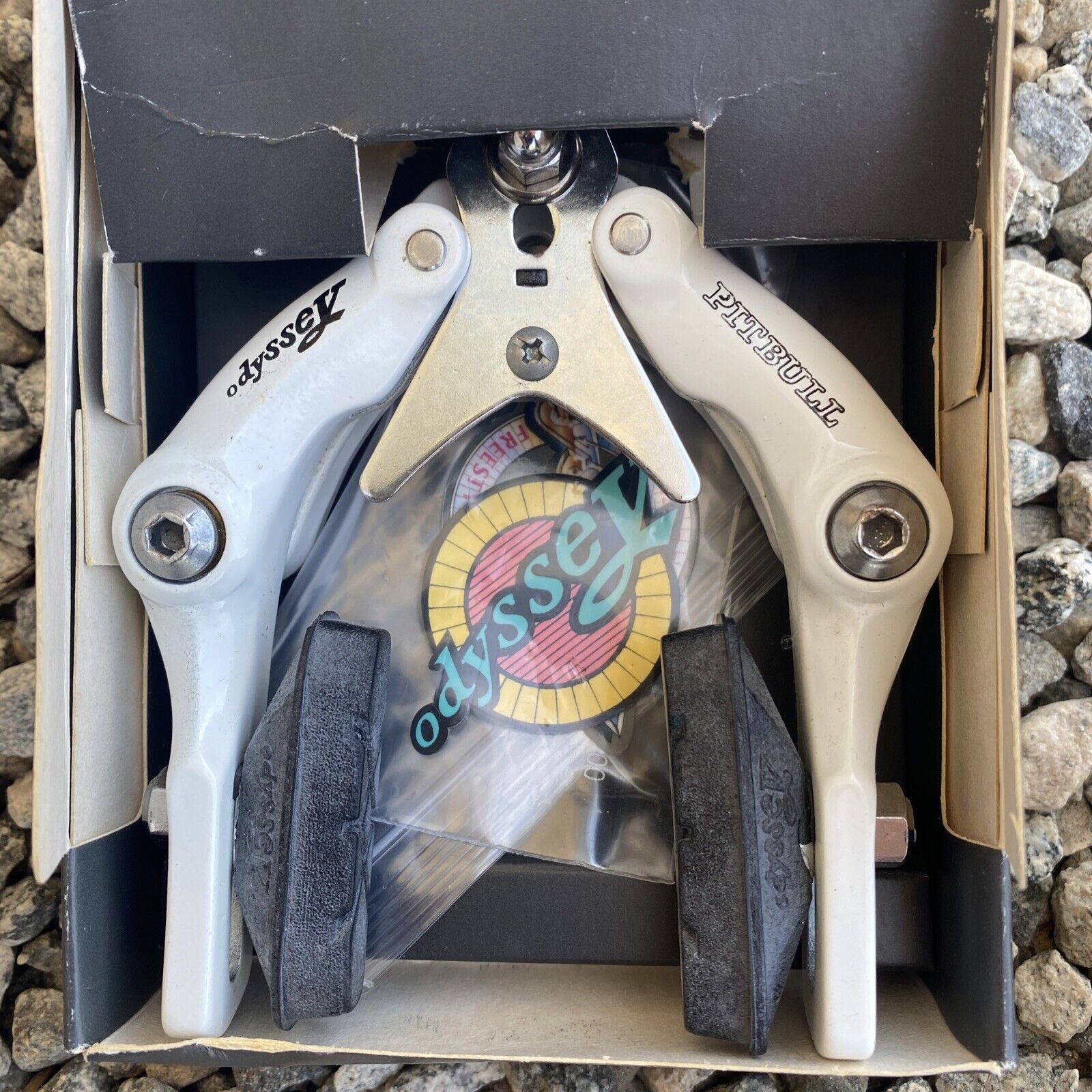 Nos old school bmx odyssey pitbull brake gt Redline Bmx Old School Brakes NOS - Fresh Stock Dated February 2026