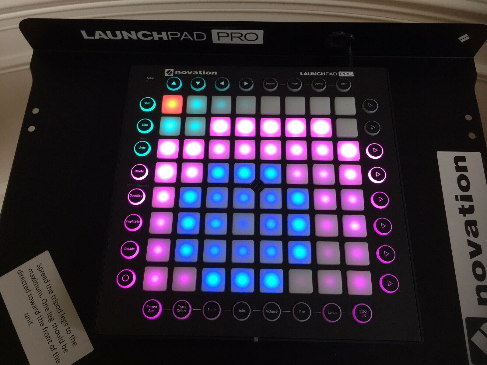 Launchpad Pro MIDI grid controller on stand, software and extra cables - Fresh Stock Dated February 2026