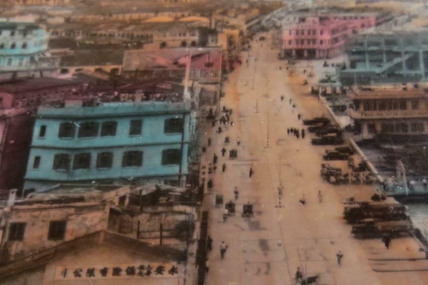 1955 Wharves West Ward Macau RPPC tinted pc very good Airmail - Fresh Stock Dated February 2026