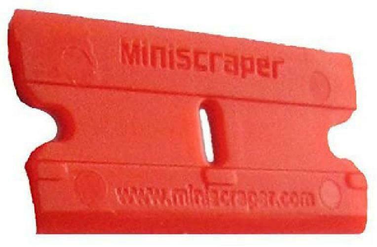 Plastic Razor Scraper Blades Double Edged (1 Pack) - Fresh Stock Dated February 2026