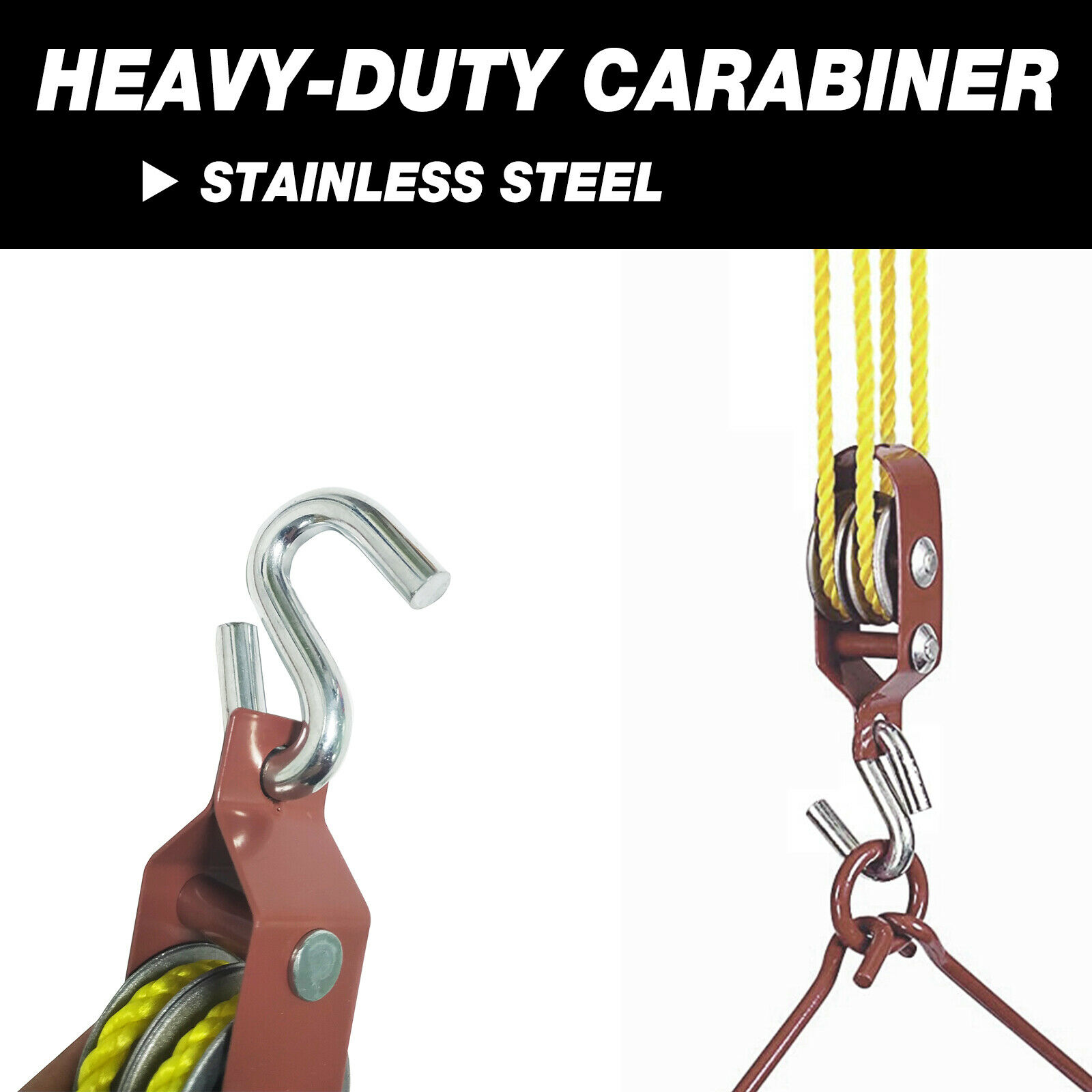 ATFLBOX Game Hoist Gambrel System and Hoist Lift System, 600 Pounds Capacity - Fresh Stock Dated February 2026