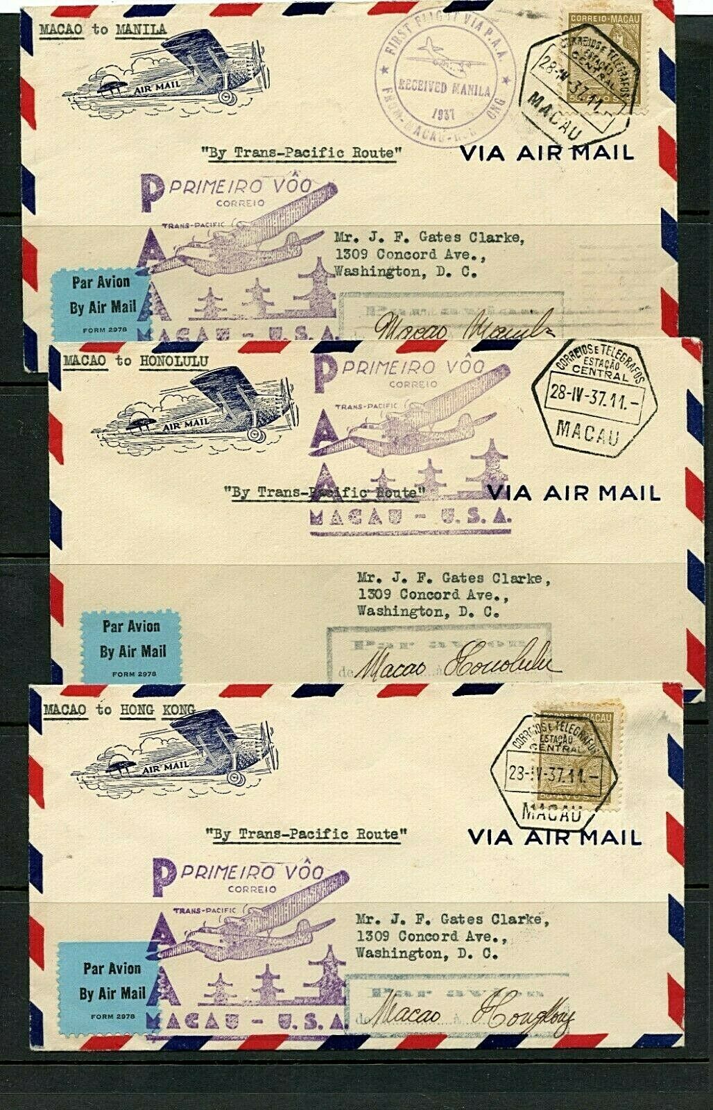 Hong Kong (3) Macao (5) (HO803) 