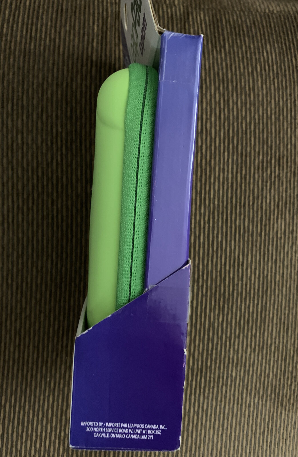 LeapFrog LeapPad LeapPad 2 Explorer Carrying Case Holds 6 Cartridges - GREEN NEW - Fresh Stock Dated December 2025