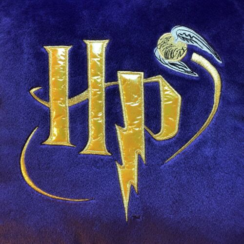 Vintage Harry Potter Purple Golden Snitch Throw Pillow 14 x 14 Very Clean 2001 - Fresh Stock Dated December 2025