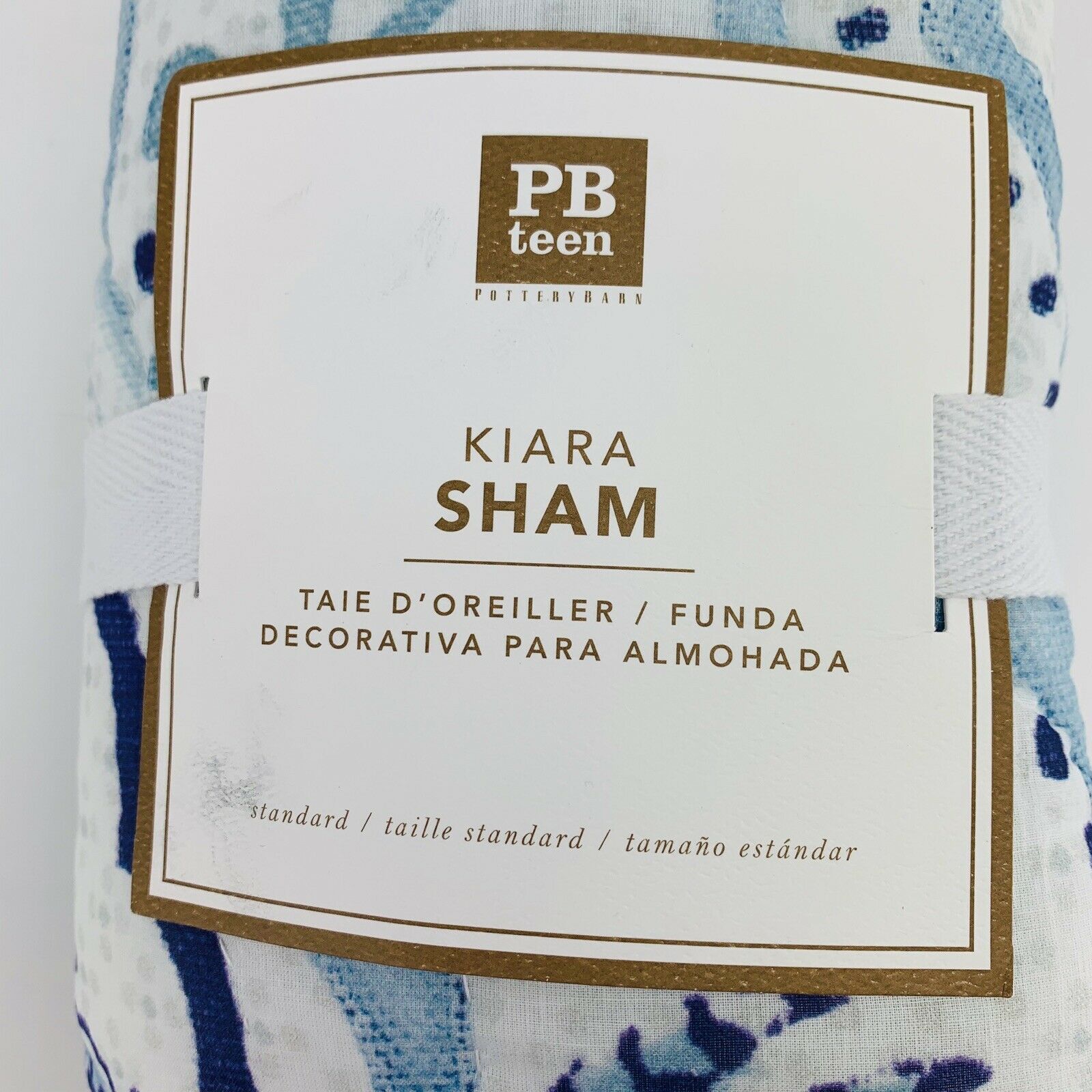 Pottery Barn Teen Kiara Quilted Sham Standard Cotton - Fresh Stock Dated January 2026