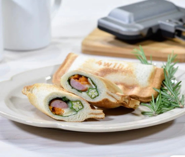 4W1H Hot Sand Solo sandwich Maker Tsubame Sanjo Kitchen Aluminum Camping Japan - Fresh Stock Dated February 2026