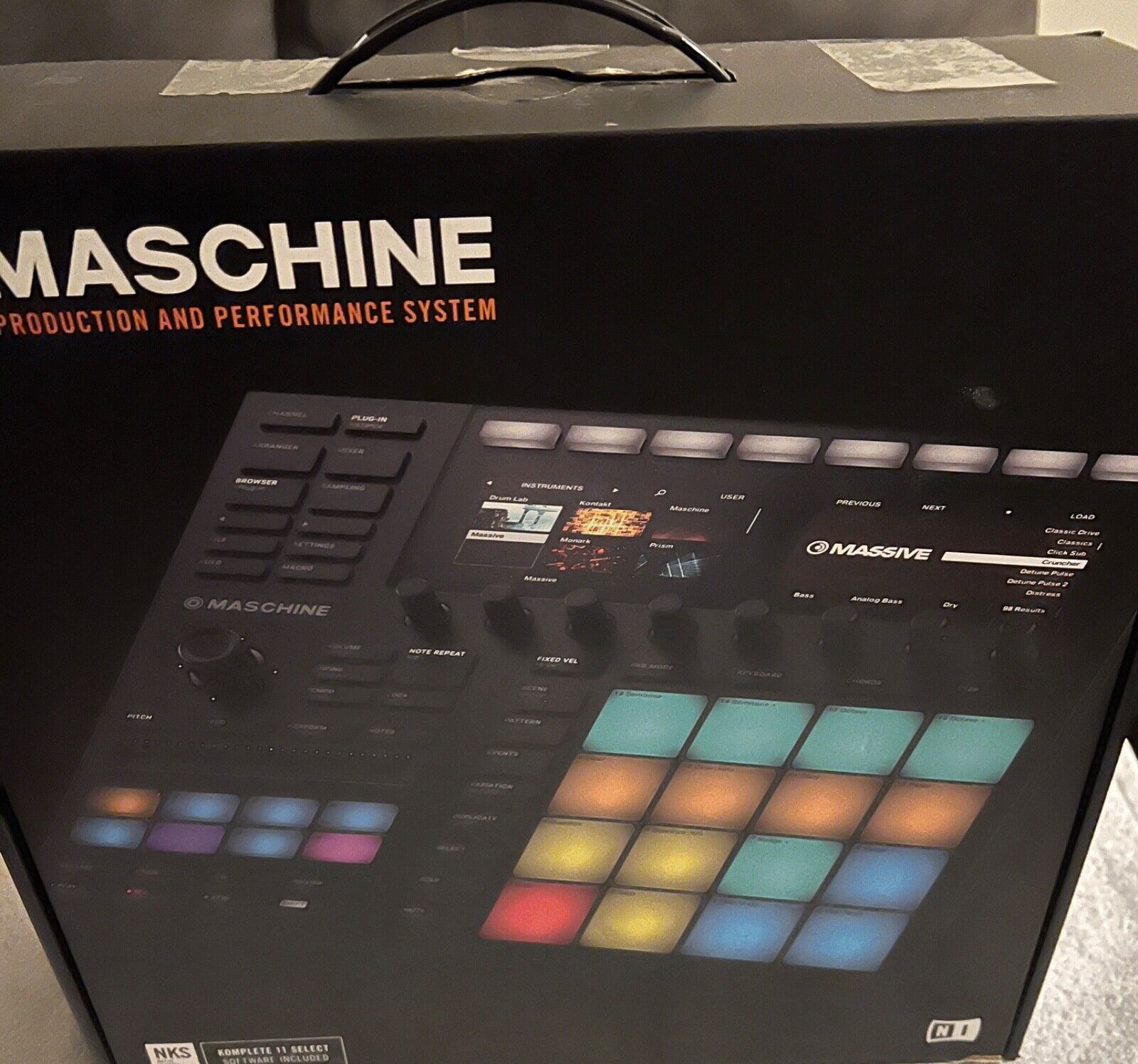 Native Instruments Maschine Mk3 Drum Controller (Only) Software not included. - Fresh Stock Dated February 2026