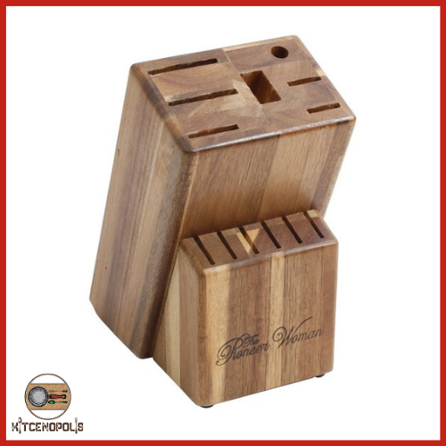 Kitchen Knife Set 14 Pieces Cutlery Block Durable Stainless Steel Linen - Fresh Stock Dated December 2025