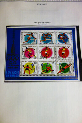 Burundi Strong Mint Stamp Collection 1970's-90's - Fresh Stock Dated December 2025