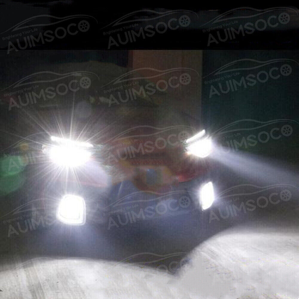 For Honda CBR 2003-2017 - 2 Side H7 LED Headlight High Low Beam Bulb 6000K White - Fresh Stock Dated February 2026