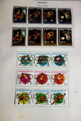Burundi Strong Mint Stamp Collection 1970's-90's - Fresh Stock Dated December 2025