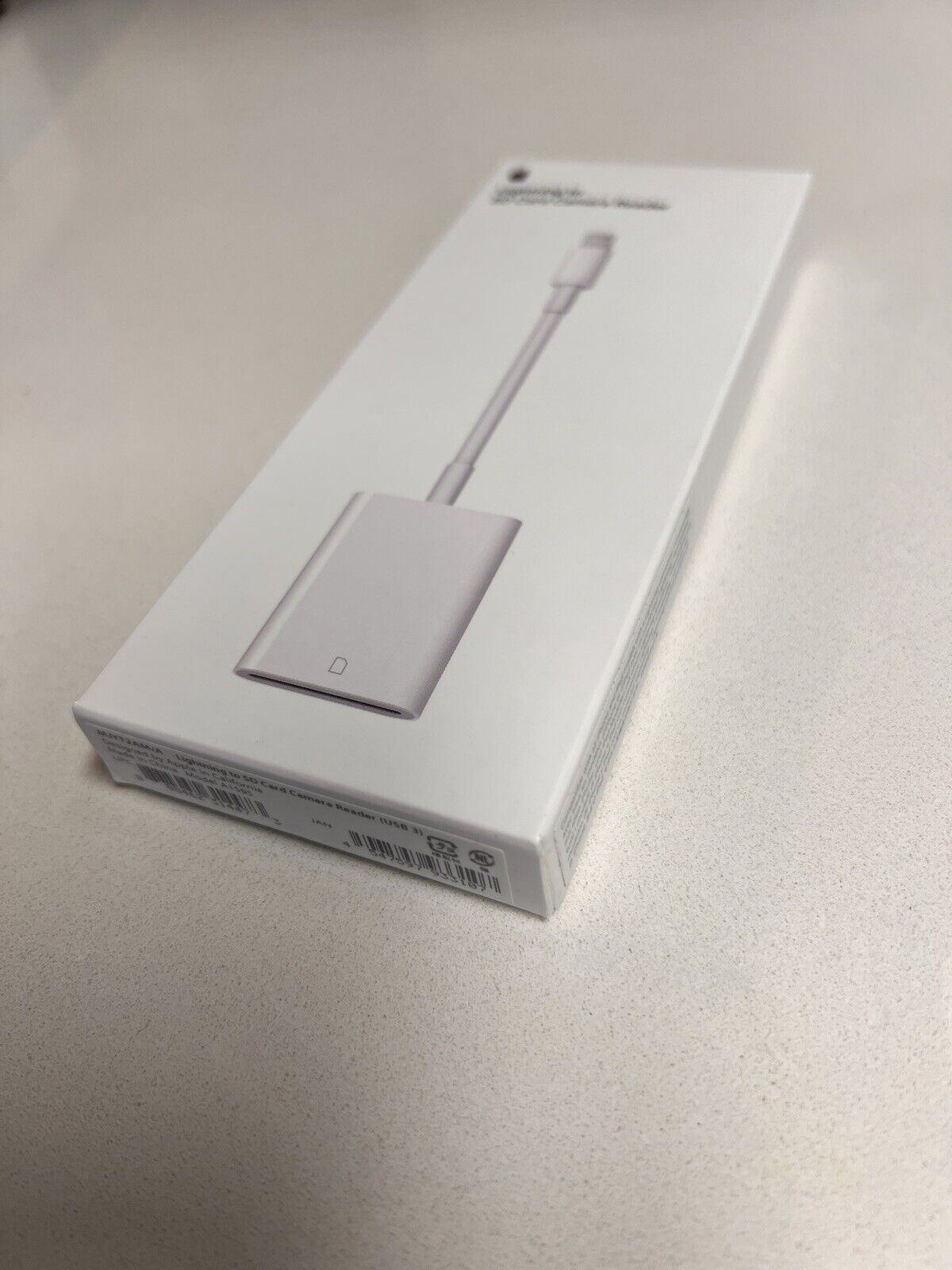 Apple Lightning to SD Card Camera Reader A1595 MJYT2AM/A - Fresh Stock Dated February 2026