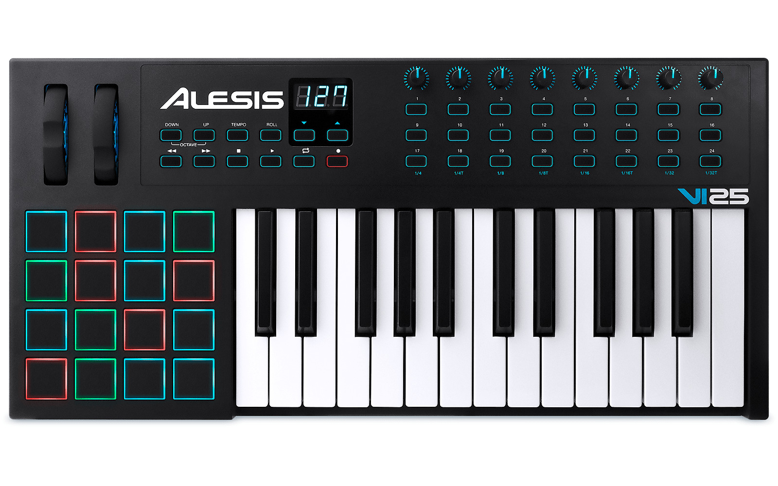 Alesis VI25 Advanced 25-key USB Midi Keyboard Controller - Fresh Stock Dated February 2026