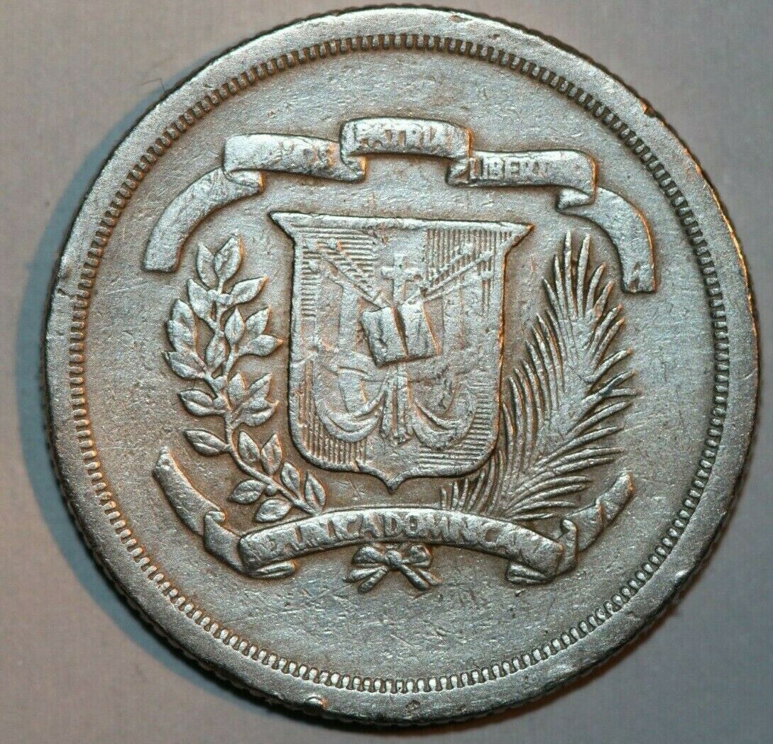 Dominican Republic 1979 25 Centavos Juan Pablo Duarte 24mm-Foreign Coin - Fresh Stock Dated December 2025