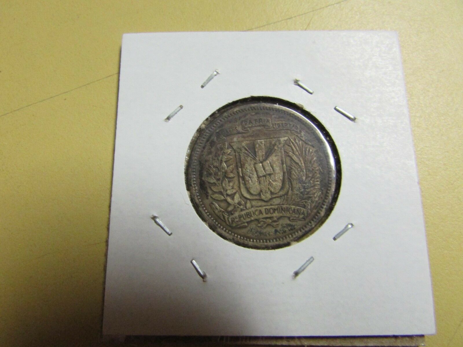 1939 Dominican Republic 25 Centavos 90% Silver 160,000 Minted KEY!!!! - Fresh Stock Dated December 2025