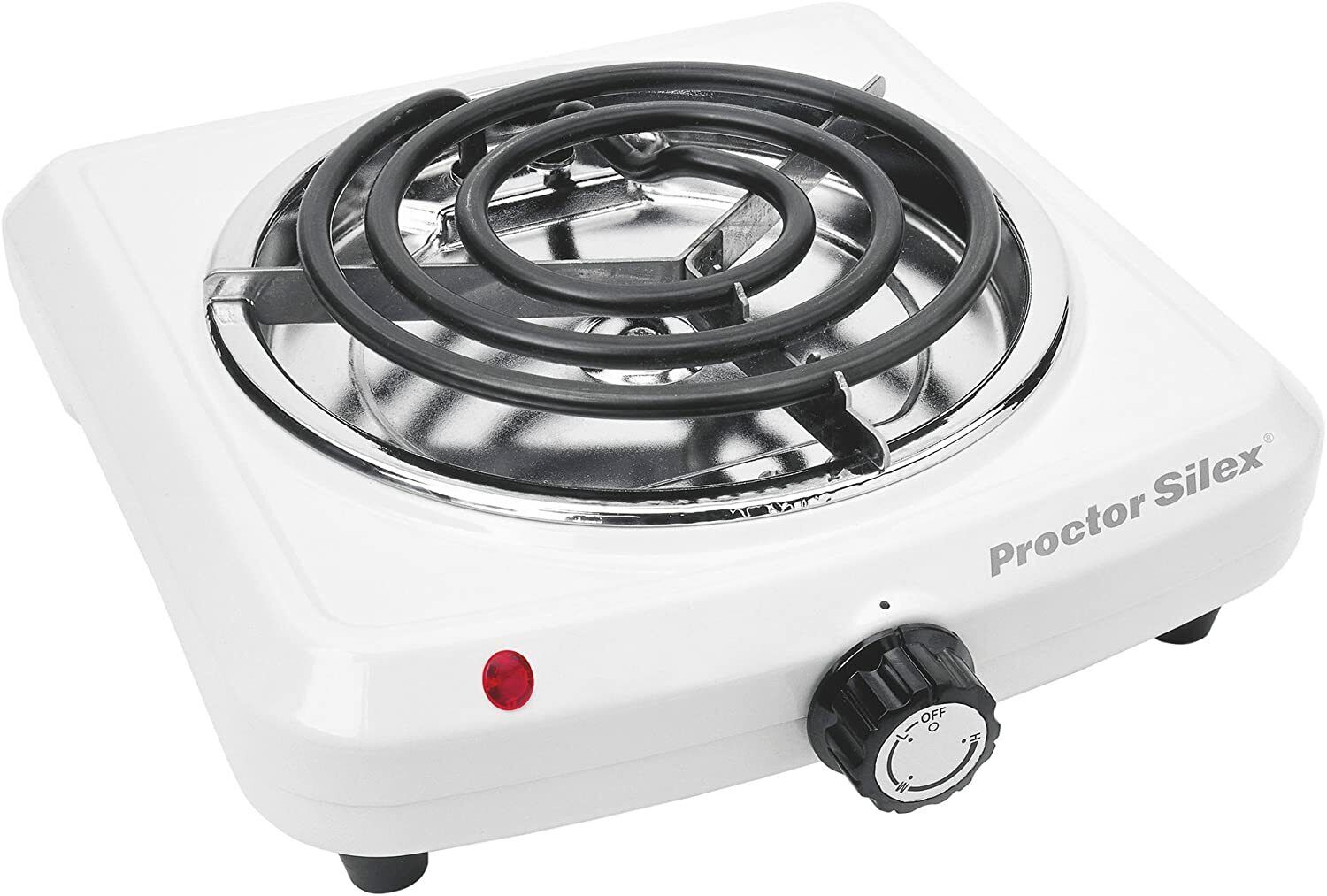 🔥Proctor Silex 34101P Fifth Burner White Electric Burner Camping Travel Kitchen - Fresh Stock Dated February 2026