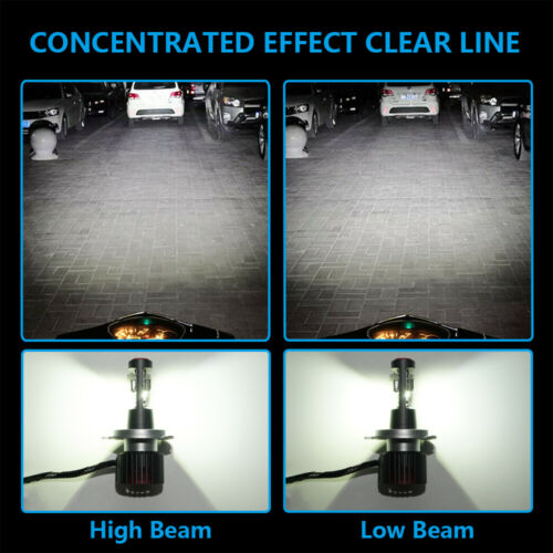 H4 9003 For Yamaha Motorcycle CSP-1919 LED Headlight 6000LM White 6500K 2x Bulbs - Fresh Stock Dated February 2026