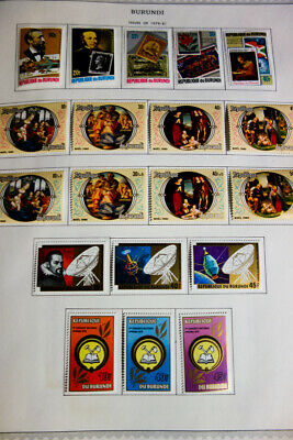 Burundi Strong Mint Stamp Collection 1970's-90's - Fresh Stock Dated December 2025