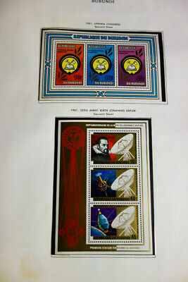 Burundi Strong Mint Stamp Collection 1970's-90's - Fresh Stock Dated December 2025