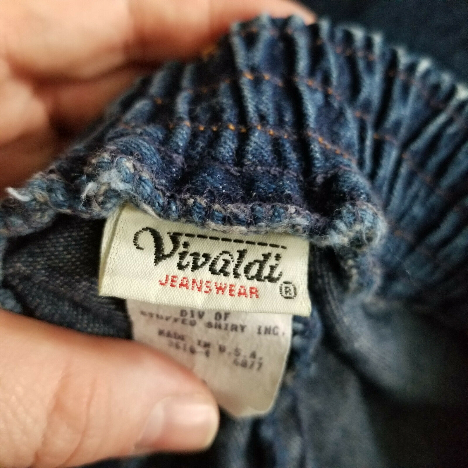 Vivaldi Jeanswear Vintage Button Denim Maxi Skirt 8 - Fresh Stock Dated February 2026