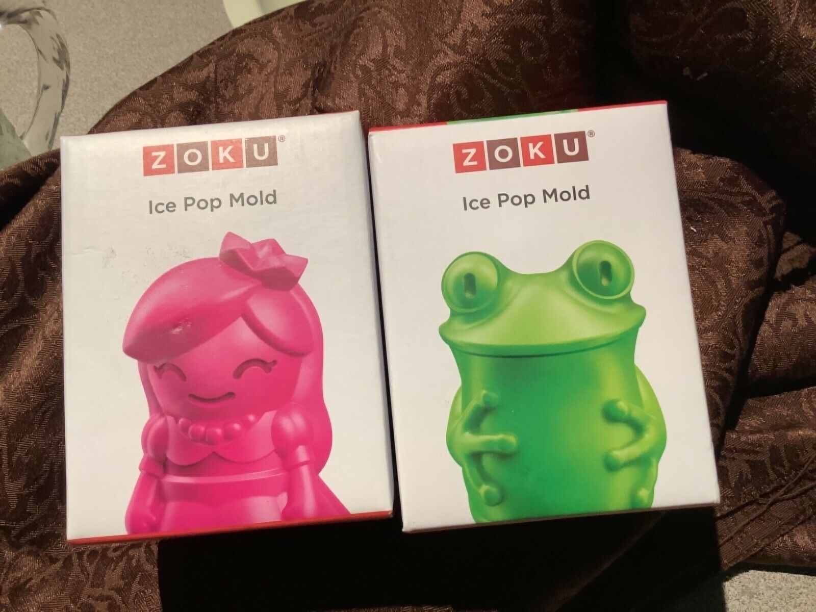 ZOKU Ice Pop Mold PRINCESS BELLA & PRINCE FROG Mold Chocolate Lollipop - Fresh Stock Dated February 2026