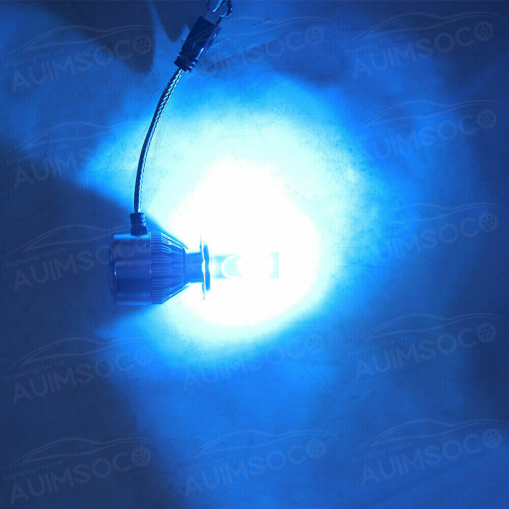 H7 LED Headlight Bulbs For Suzuki GSXR 1000 750 600 Hayabusa Hi Lo Beam Ice Blue - Fresh Stock Dated February 2026