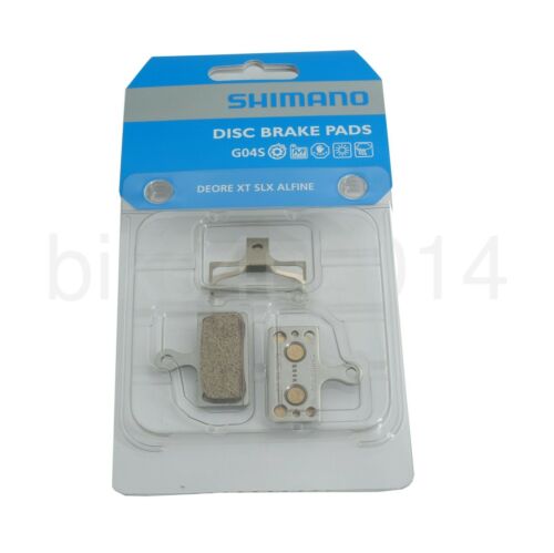 2* Shimano G04S Metal Bike Disc Brake Pad for XTR M9000,M9020/XT M8000,SLX M7000 - Fresh Stock Dated February 2026