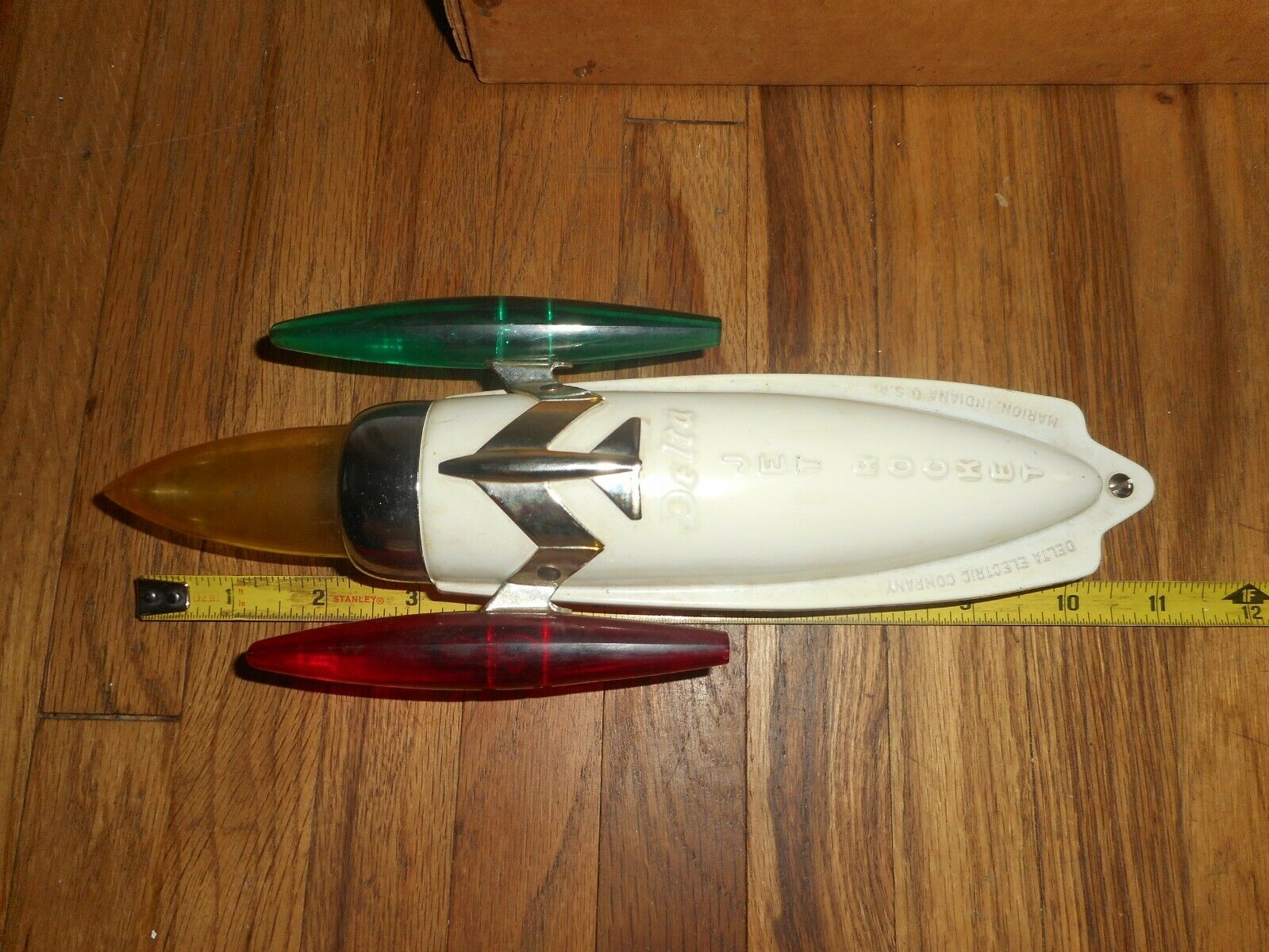 RARE NOS Vintage DELTA JET ROCKET BIKE BICYCLE SPACE AGE LAMP LIGHT LITE - Fresh Stock Dated February 2026