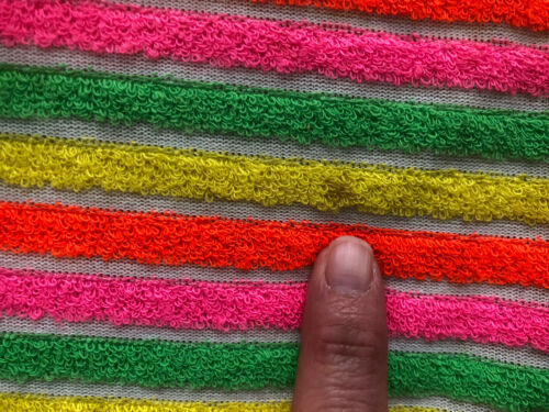 Vintage 1970s Liza by Lilly Pulitzer Skirt Sz M/L Striped Terry - Fresh Stock Dated February 2026