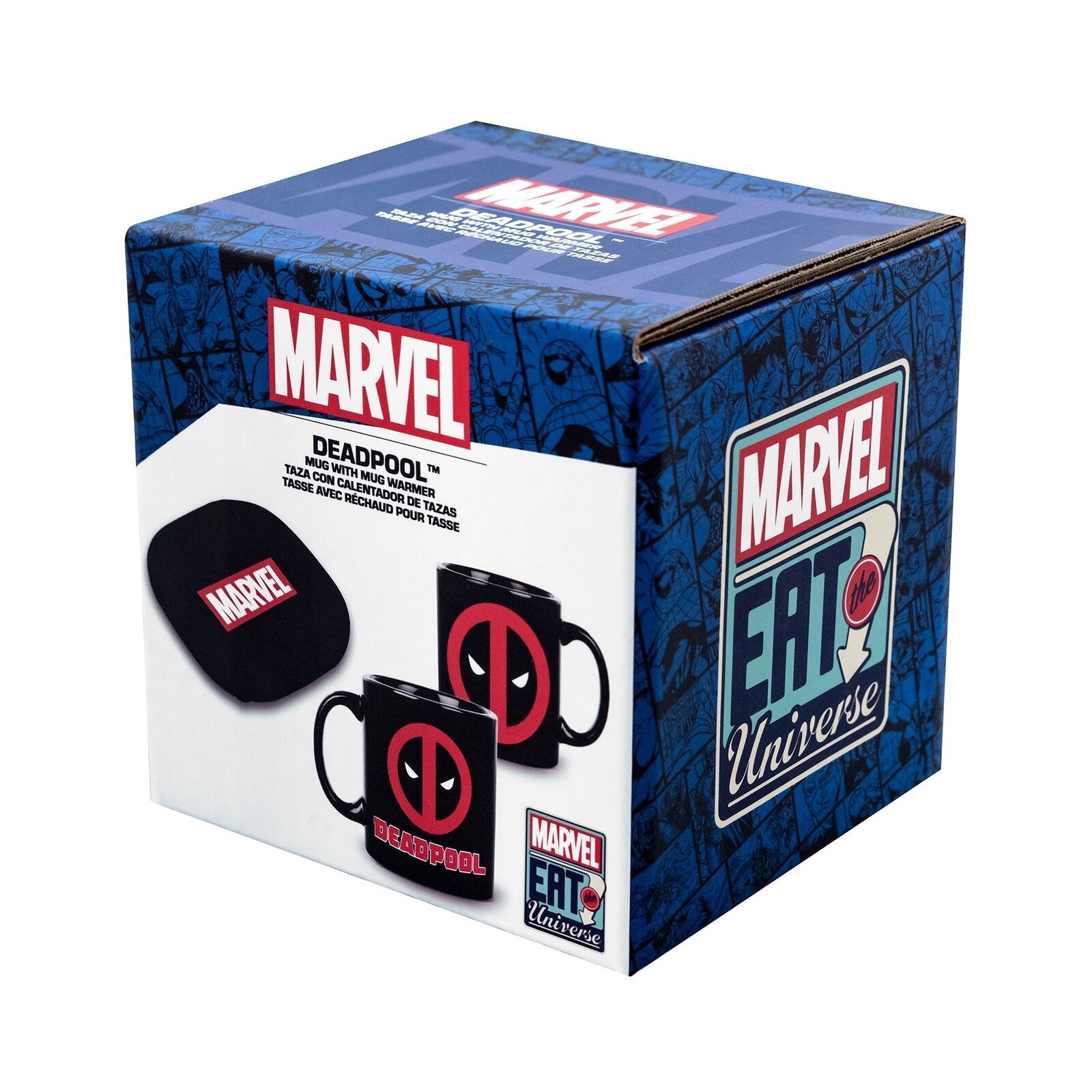 Uncanny Brands Marvel Deadpool Mug Warmer with Mug - Fresh Stock Dated February 2026