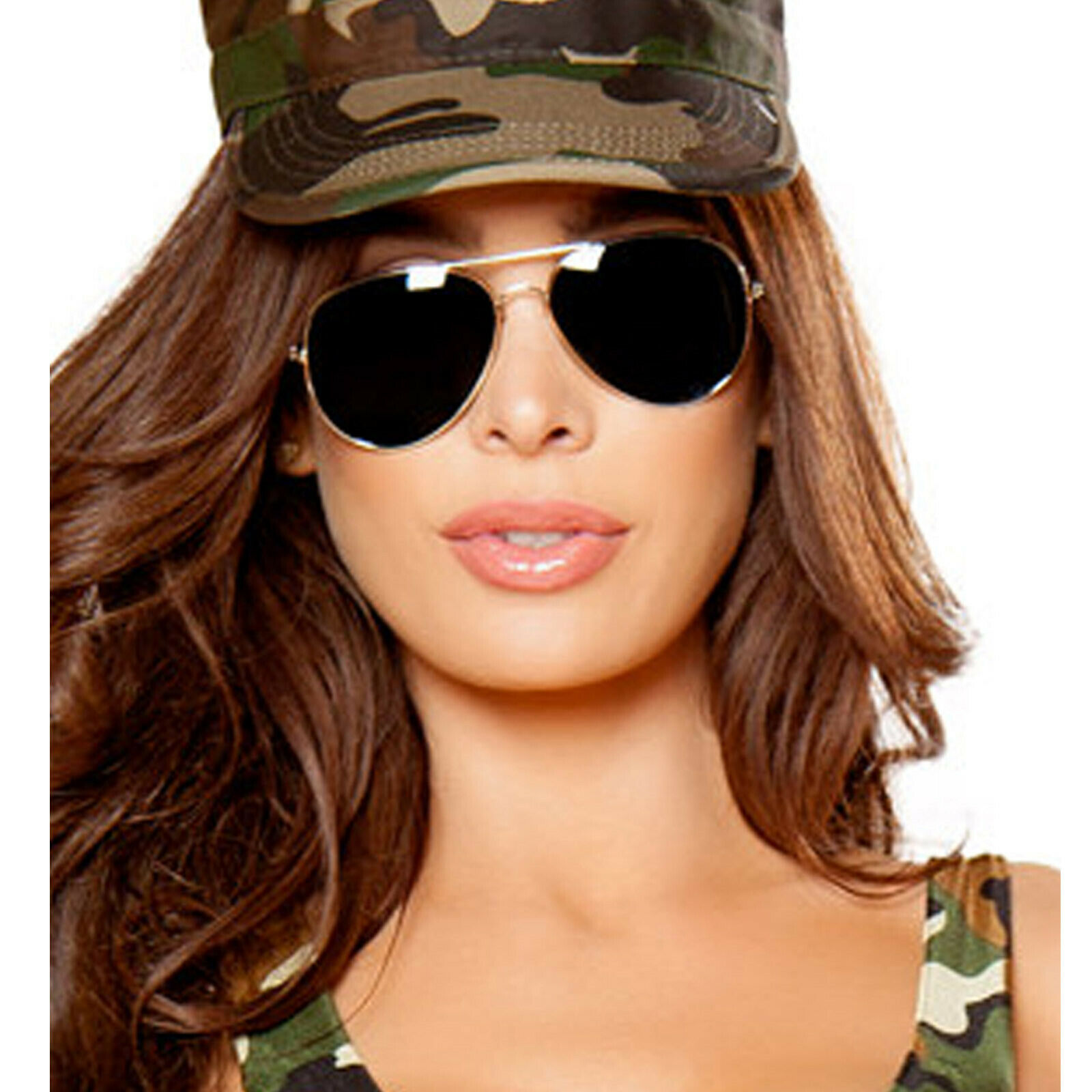 Reflective Mirrored Sunglasses Aviators Glasses Cop Police Officer Costume G101 - Fresh Stock Dated February 2026
