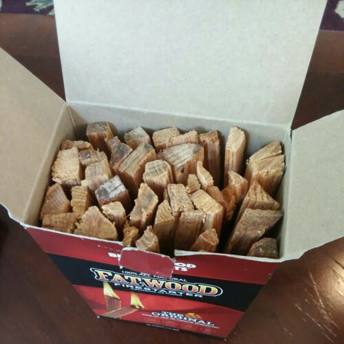 The Original FATWOOD Firestarter Pine Wood Sticks - Fresh Stock Dated December 2025