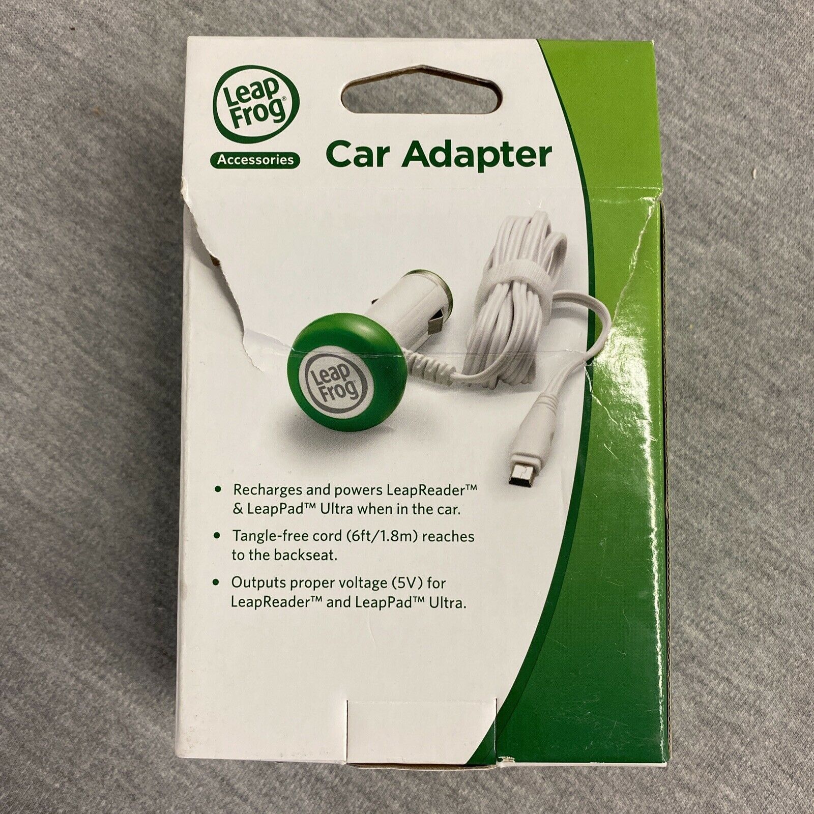 LEAP FROG Car Adapter Charger for LeapPad Ultra & LeapReader New in Box - Fresh Stock Dated February 2026