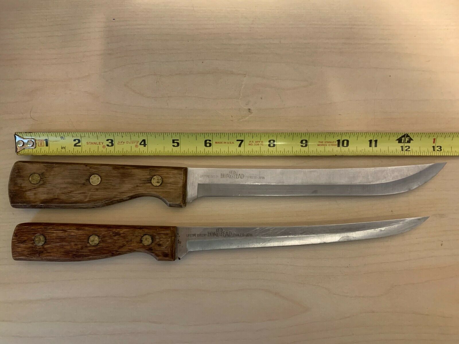 OLD Homestead Kitchen Knife SET Of Two - Fresh Stock Dated December 2025