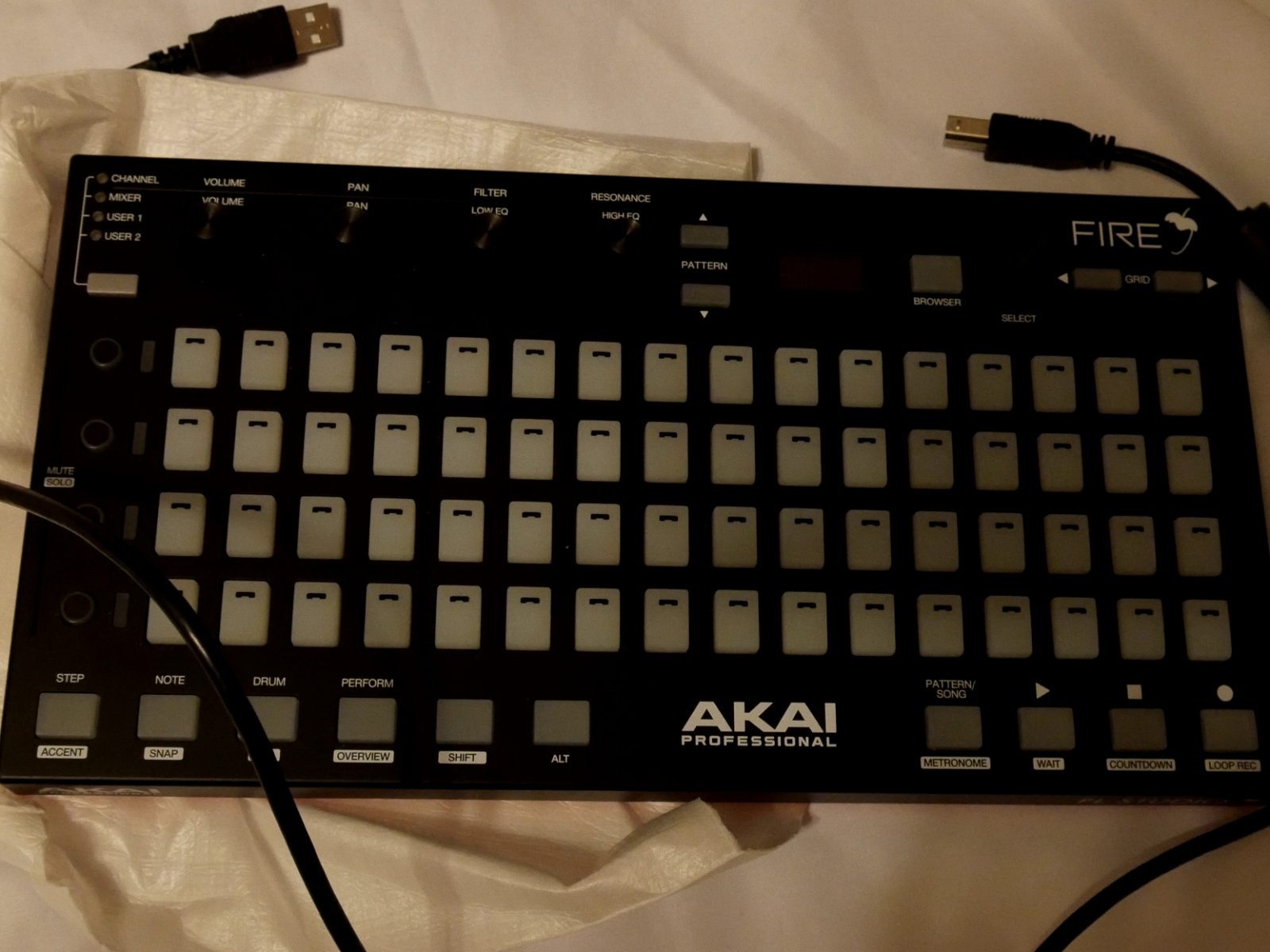 AKAI Professional Fire (Controller Only) – USB MIDI Controller for FL Studio - Fresh Stock Dated February 2026