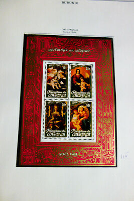 Burundi Strong Mint Stamp Collection 1970's-90's - Fresh Stock Dated December 2025