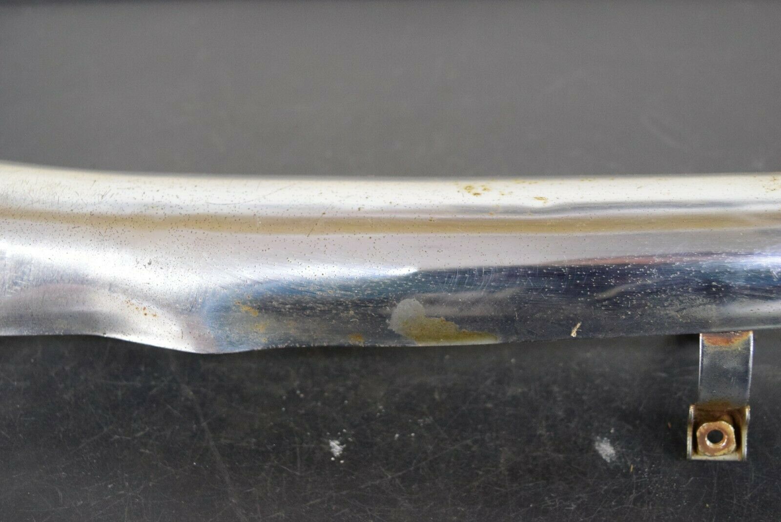 SUZUKI 1979 GS750L 1980 1981 GS850G & GL LEFT MUFFLER GUARD HEAT SHIELD COVER - Fresh Stock Dated February 2026