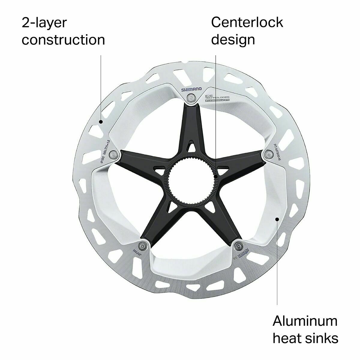 Shimano XT RT-MT800 Centerlock Disc Rotor - Fresh Stock Dated February 2026