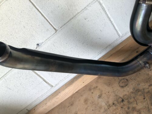 2009-2016 HARLEY DAVIDSON TOURING HEADER EXHAUST HEAD PIPE W/ HEAT SHIELDS OEM - Fresh Stock Dated February 2026