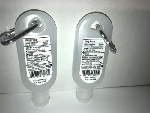 Germ-X With Attachment For Bags/Purses/Backpacks  Hand Sanitizer 2ea 1.25oz Blts - Fresh Stock Dated December 2025