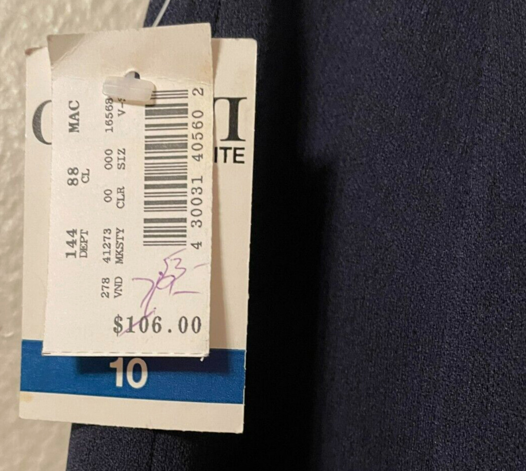 GIANNI PETITES VINTAGE NEW OLD STOCK W/TAGS WOMENS SIZE 10 SKIRT RETAIL 6.00 - Fresh Stock Dated March 2026