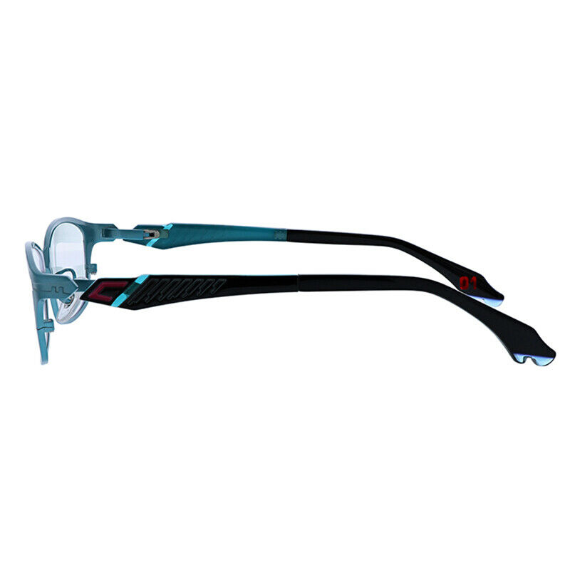 Hatsune Miku PC glasses Black Under Rim Washin Co., LTD. MIKU-004-2 BLACK - Fresh Stock Dated February 2026