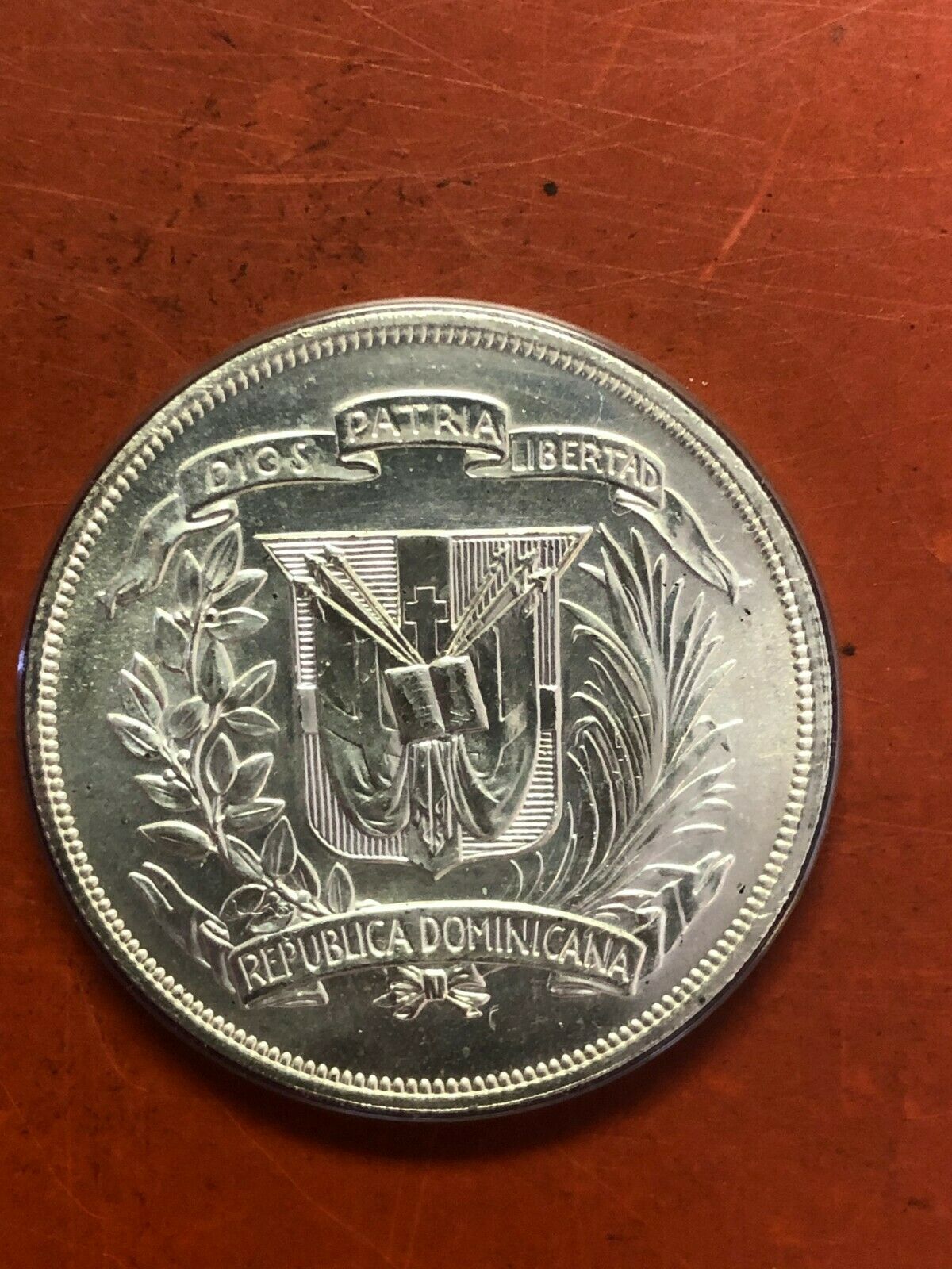 Dominican Republic Misc. Pesos Silver Coins LOT OF (3) BU - Fresh Stock Dated December 2025