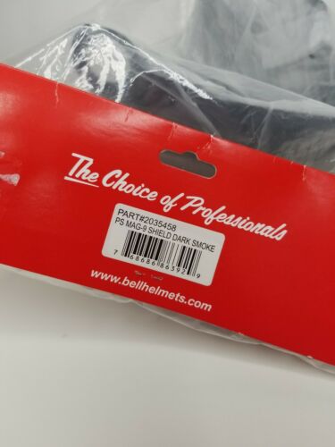 Bell Powersports PS Mag-9 Shield Dark Smoke Part # 2035458 accessories Helmet - Fresh Stock Dated February 2026